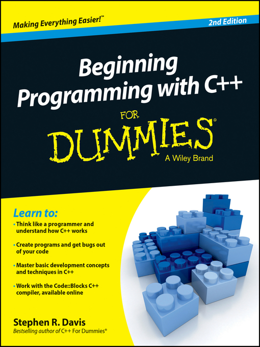 Title details for Beginning Programming with C++ For Dummies by Stephen R. Davis - Wait list